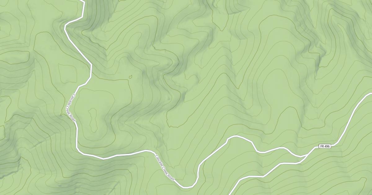 Map preview of CASCADE CREEK