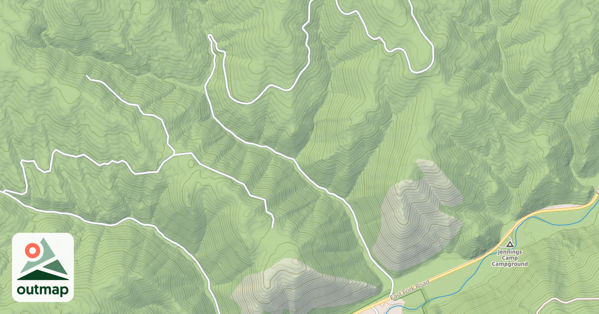 Map of (FDR) JENNINGS CAMP CREEK