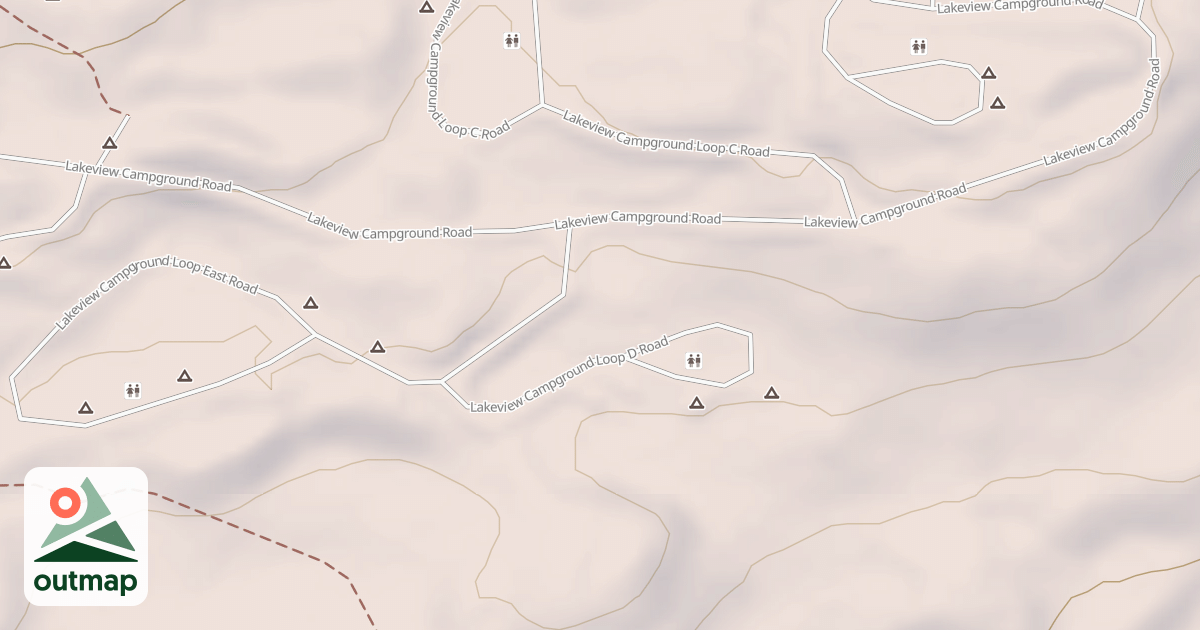 Map of LAKEVIEW CG LOOP D