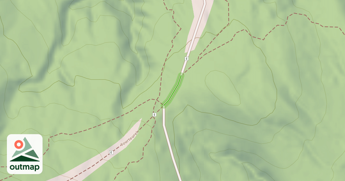Map of Tourtourel