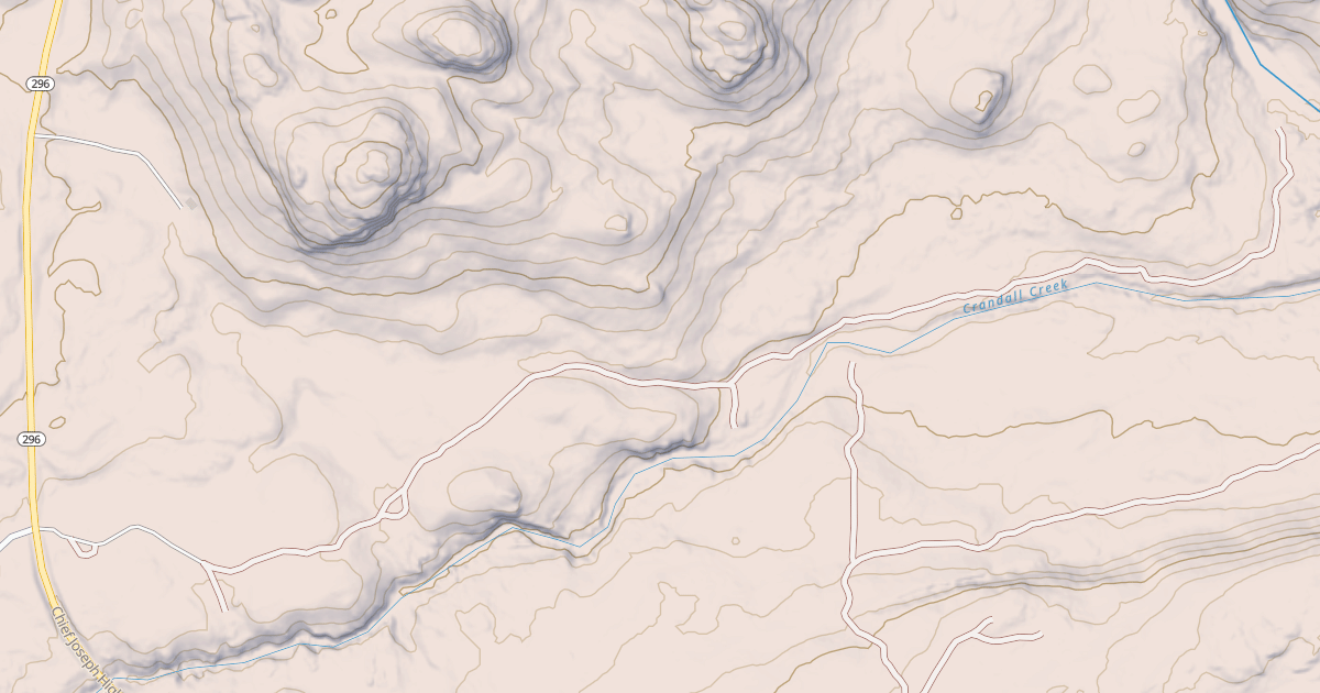 Map preview of CLARKS FORK ACCESS