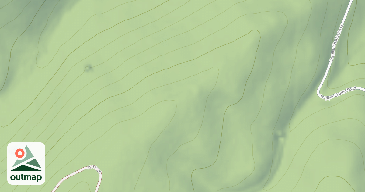 Map of (FDR) CHAFFIN CREEK