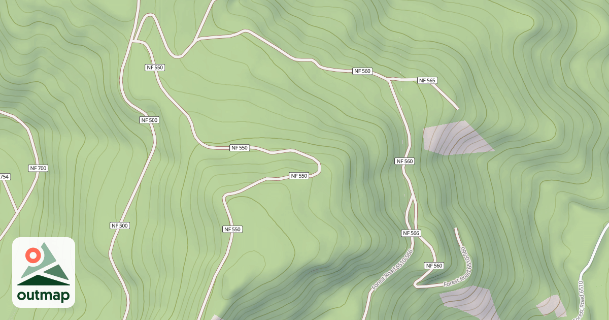 Map of USFS Motor Vehicle Use Map Roads {0558E11A-F57A-488C-A828-AB14B1934461}