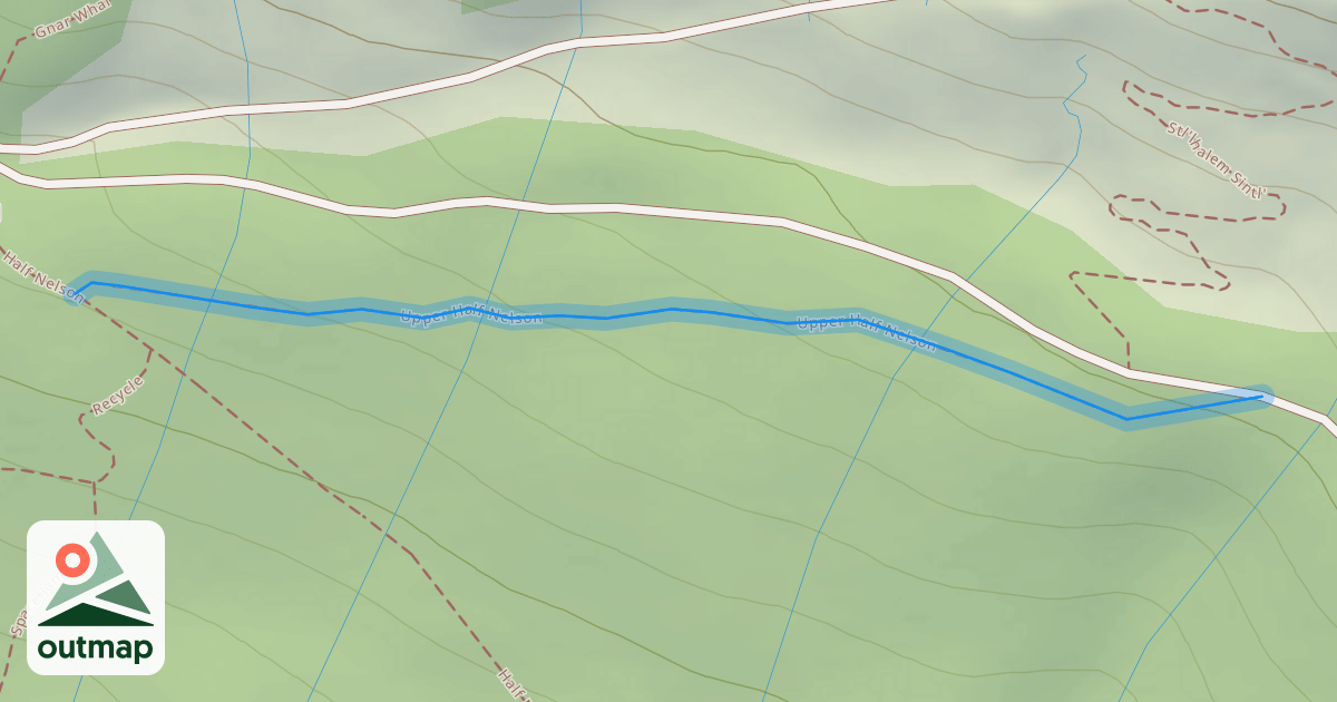Map of Upper Half Nelson