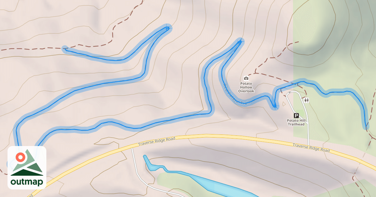 Map of Red Potato Trail
