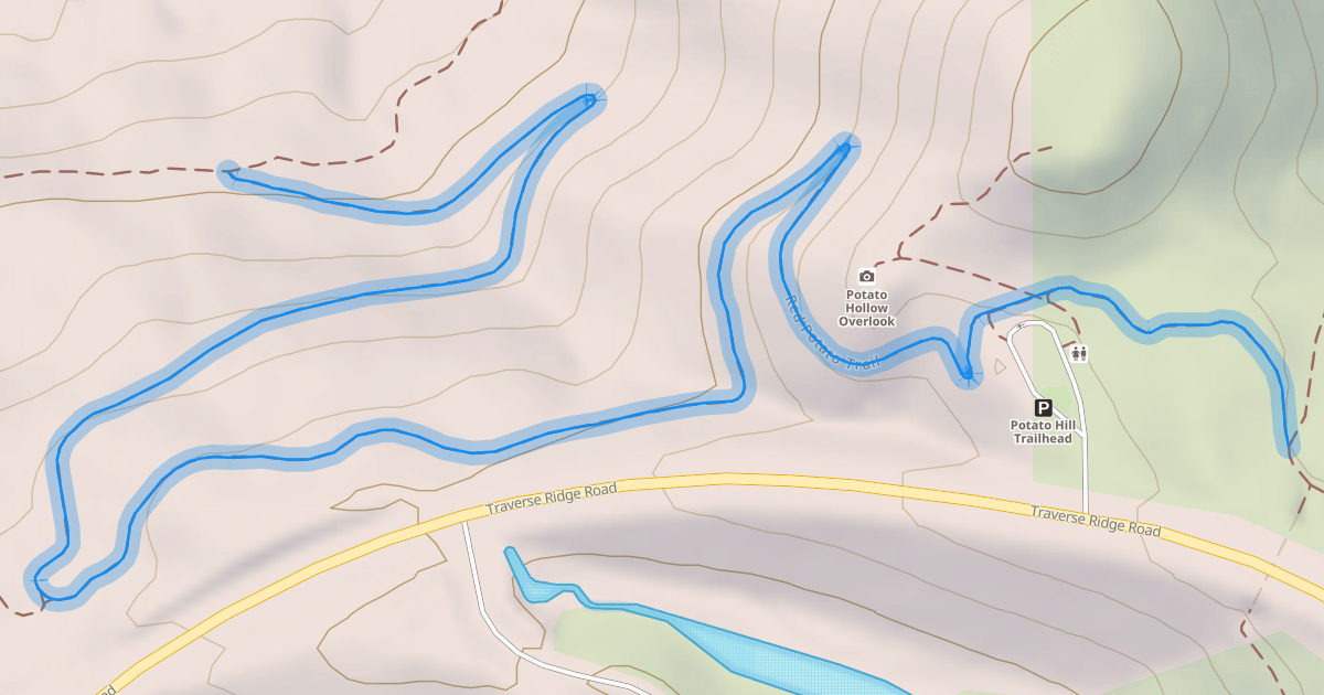 Map preview of Red Potato Trail
