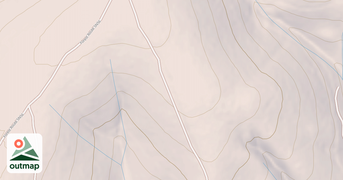 Map of USFS Motor Vehicle Use Map Trails 321924010602