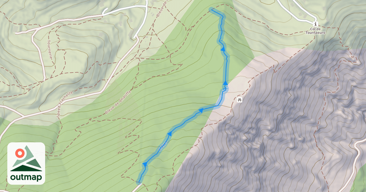 Map of Crêtes
