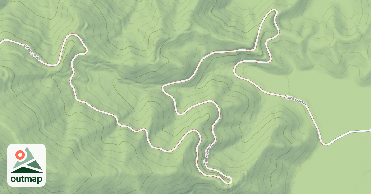 Map of OJIBWAY