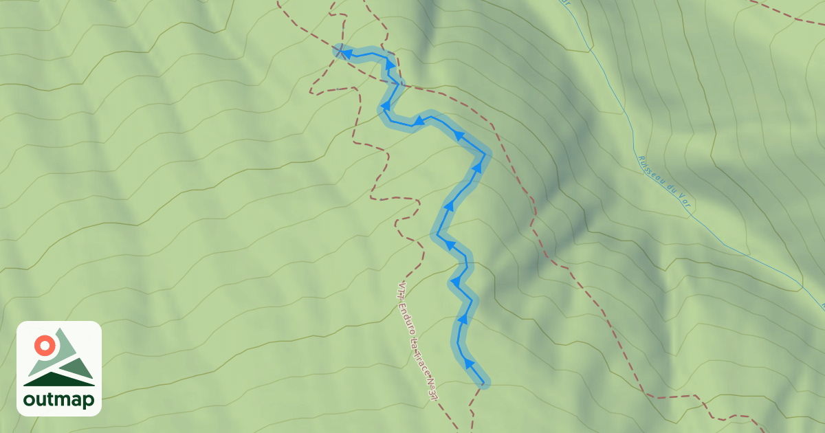 Map of VTT Enduro du Bois du plan
