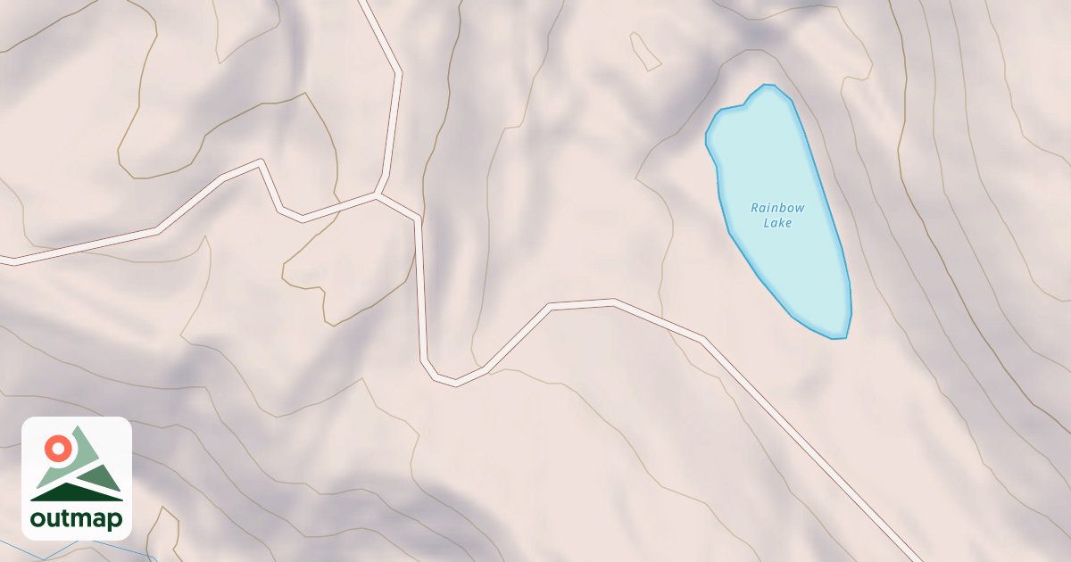 Map of RAINBOW LAKE