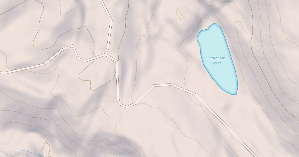 Map preview of RAINBOW LAKE