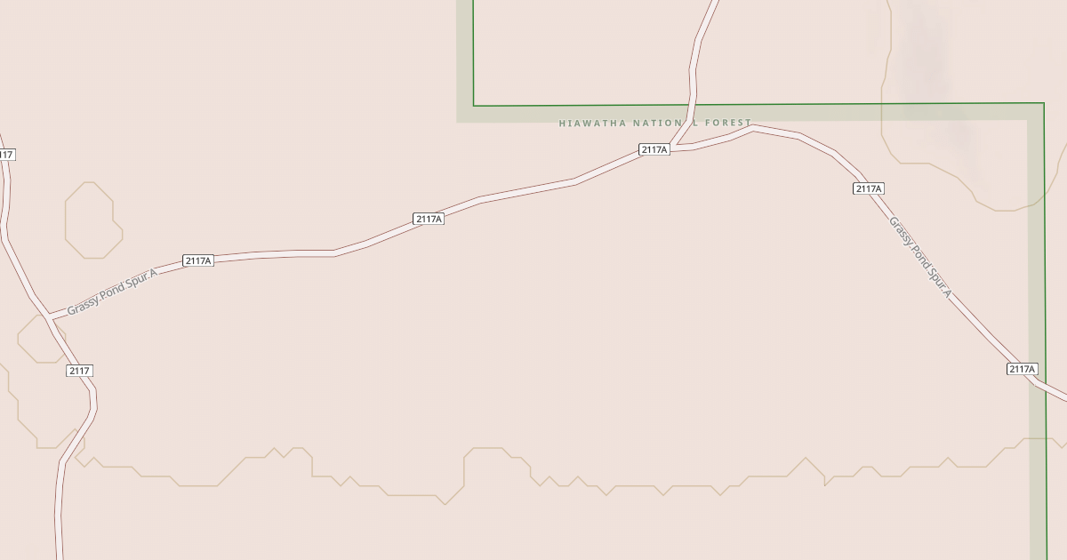 Map preview of GRASSY POND SPUR A