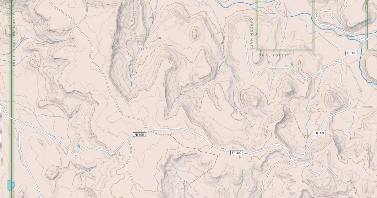 Map preview of CABRESTO CANYON
