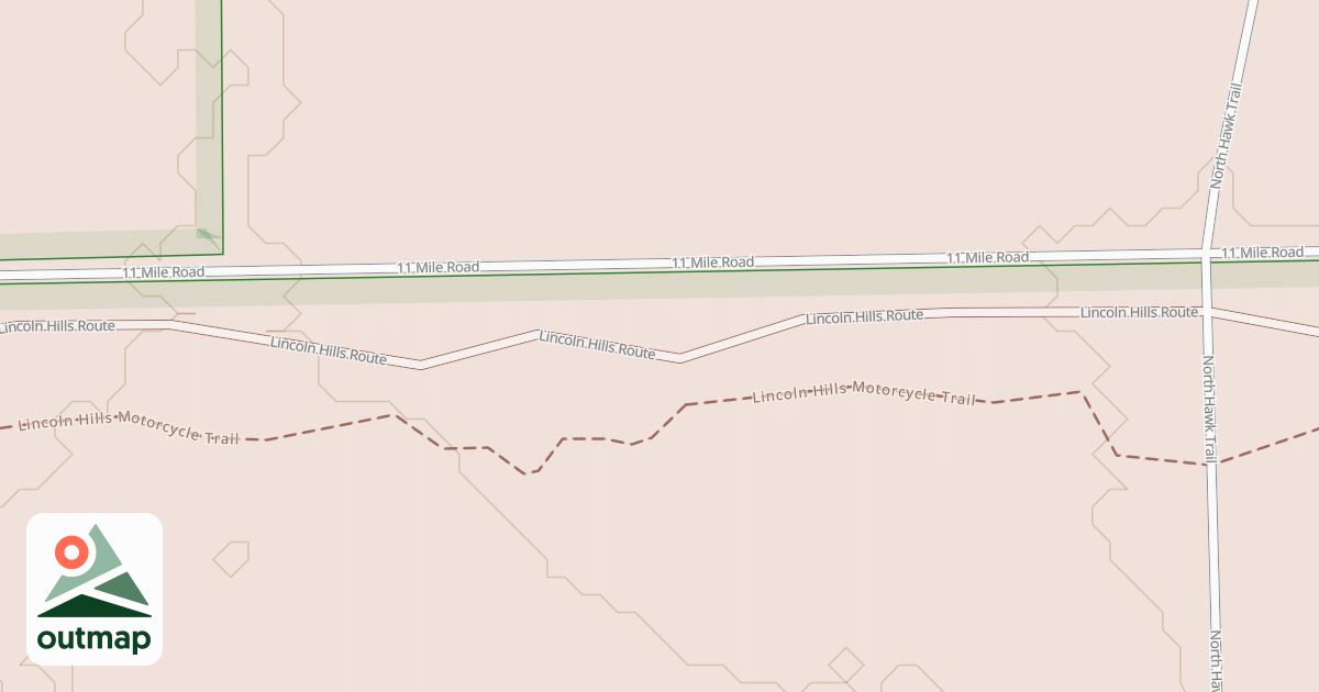 Map of Lincoln Hills Route