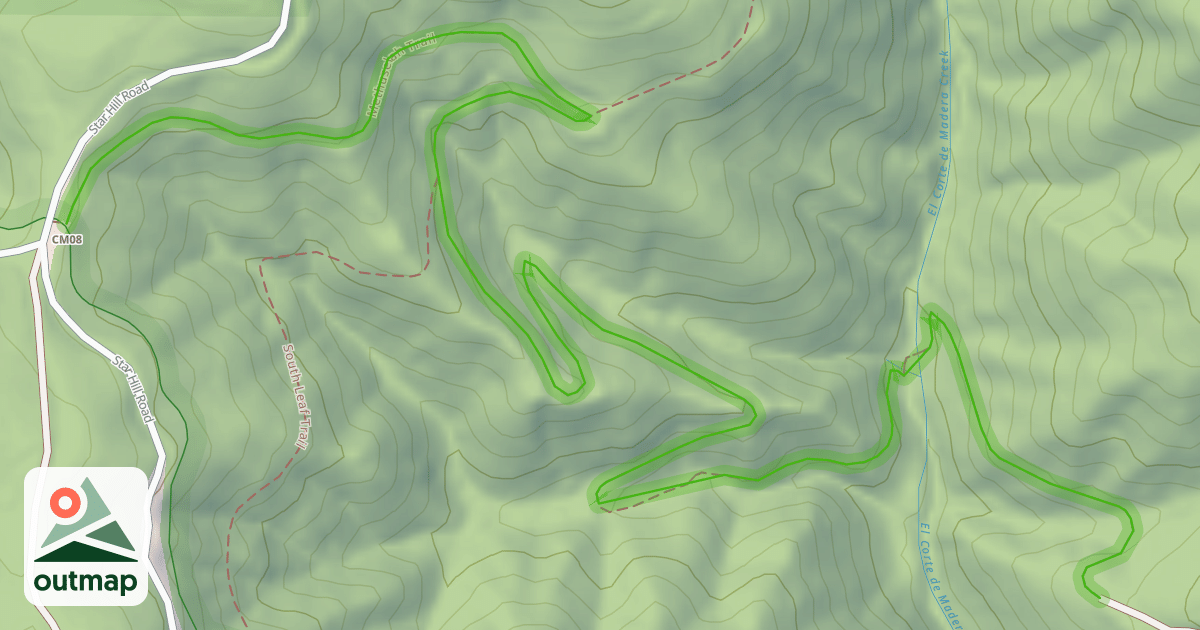 Map of Methuselah Trail
