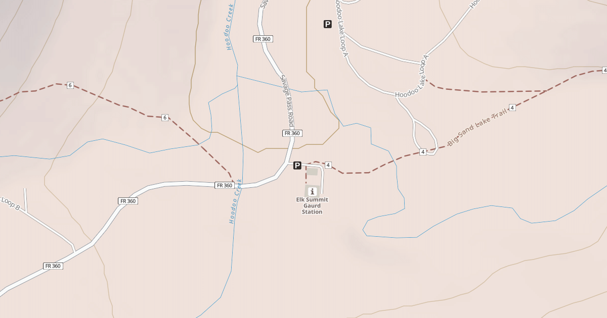 Map preview of ELK SUMMIT STATION
