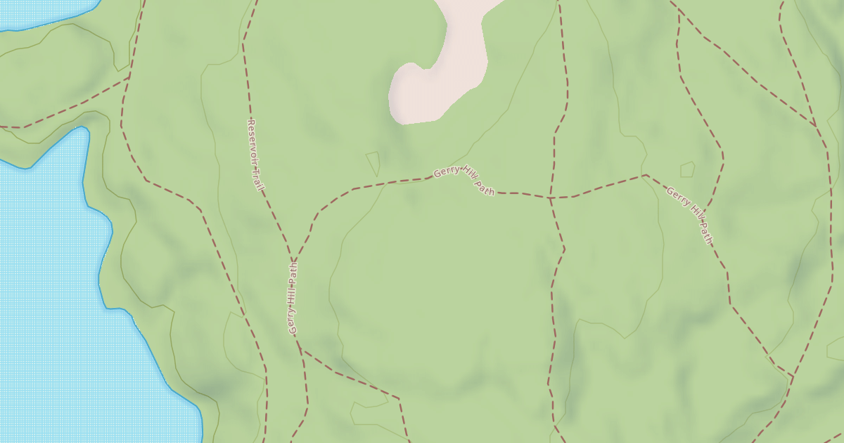 Map preview of Gerry Hill Path