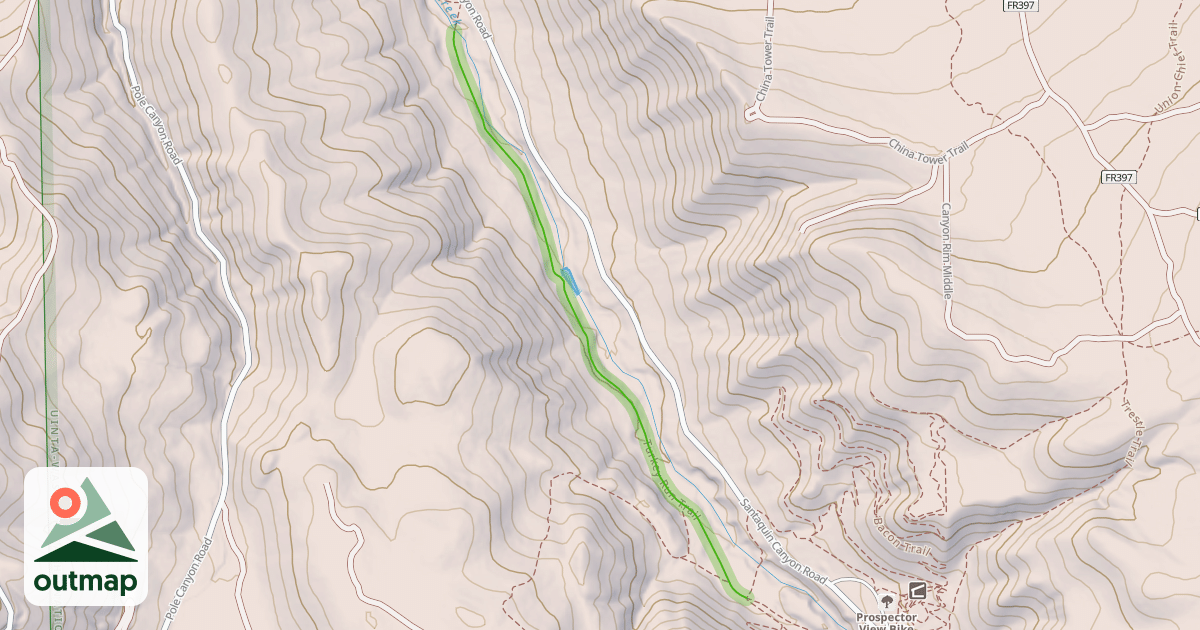 Map of Turkey Run Trail