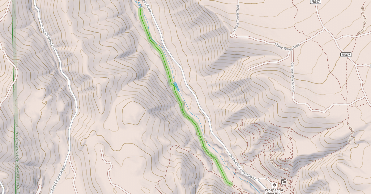 Map preview of Turkey Run Trail