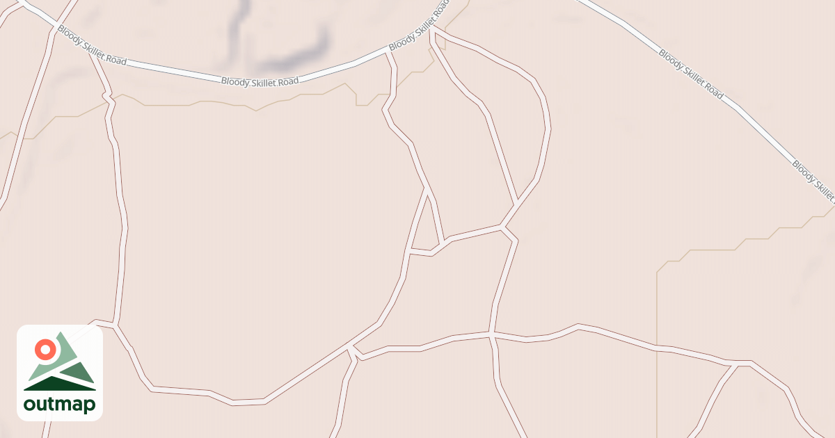 Map of Bloody Skillet ATV Trail