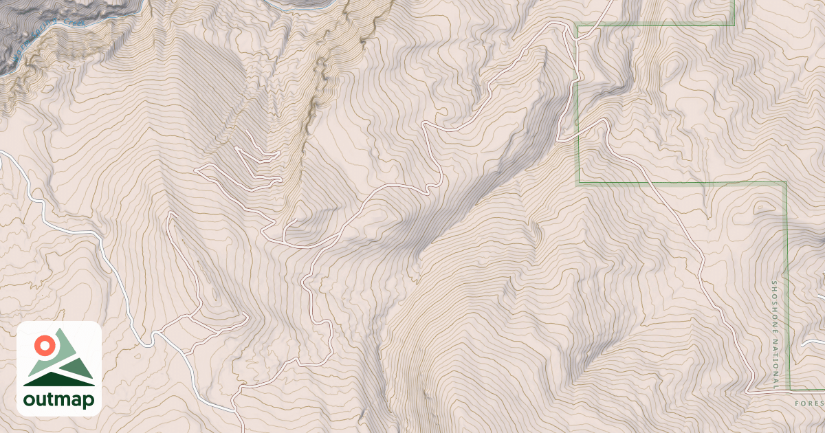 Map of GEYSER CREEK