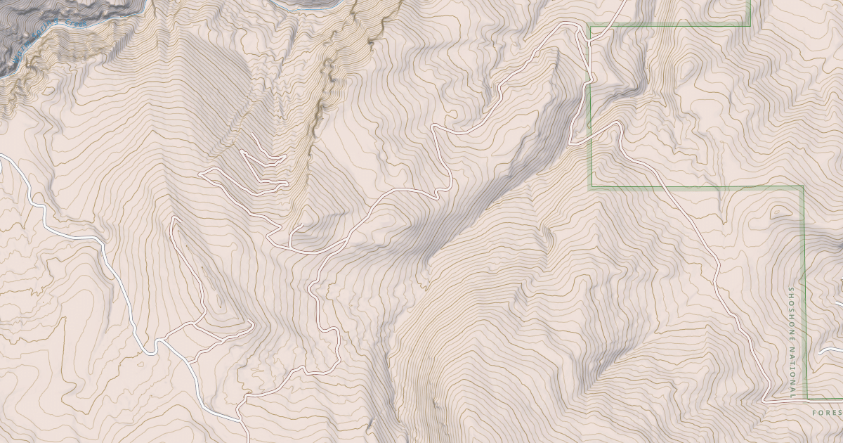 Map preview of GEYSER CREEK