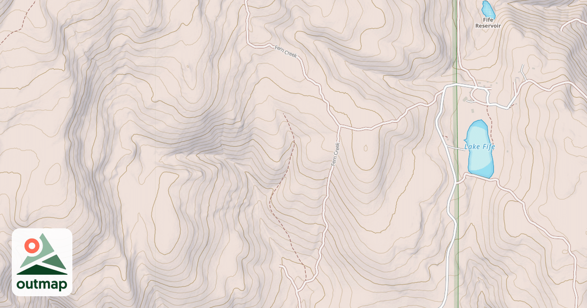 Map of Fern Creek