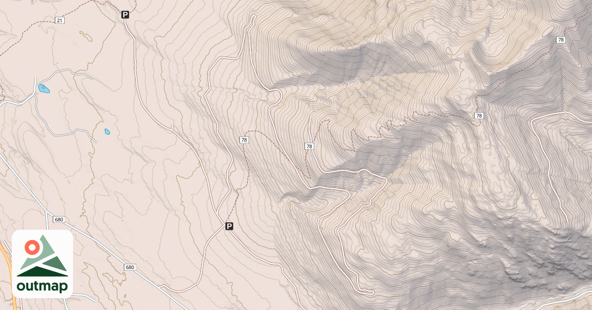 Map of BOND CREEK LOST CREEK