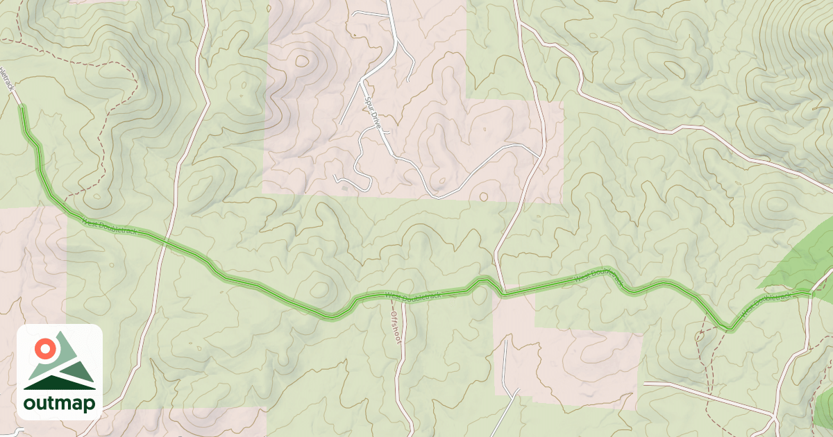 Map of West Doubletrack