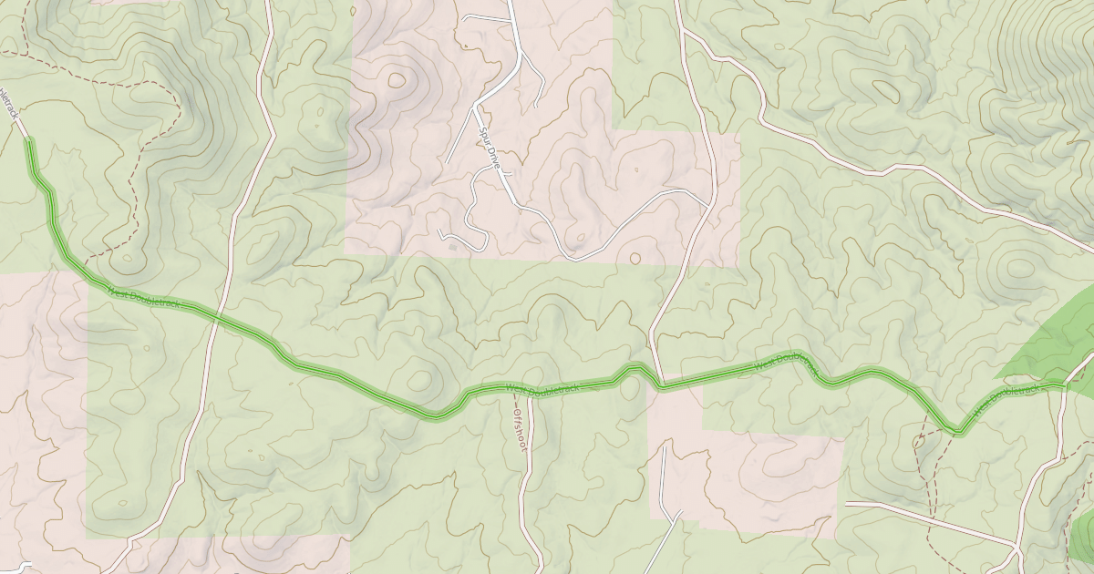 Map preview of West Doubletrack
