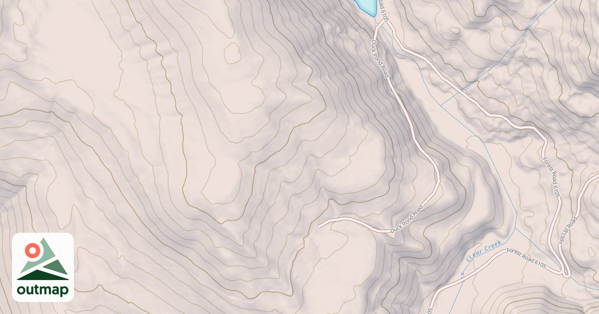 Map of DUCK POND