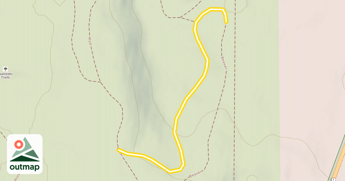 Map of Beaver
