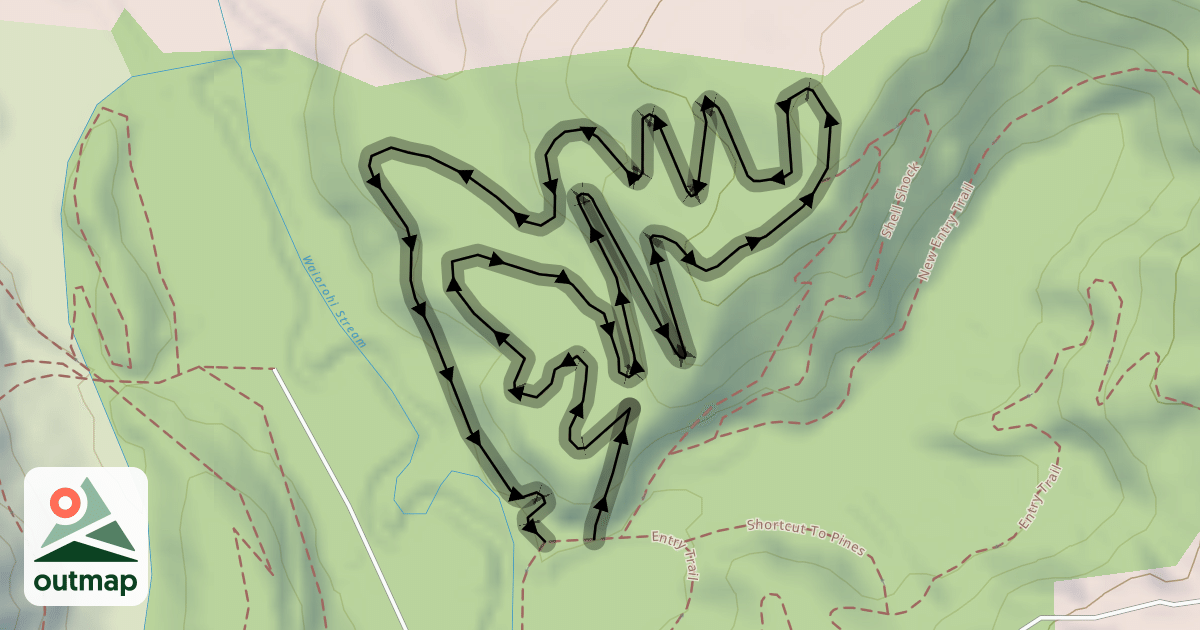 Map of Pines Loop