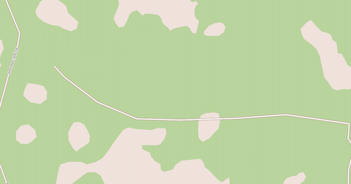 Map preview of USFS National Forest System Roads {1F6F6CA6-F2CD-44A8-8512-81E752337F3A}