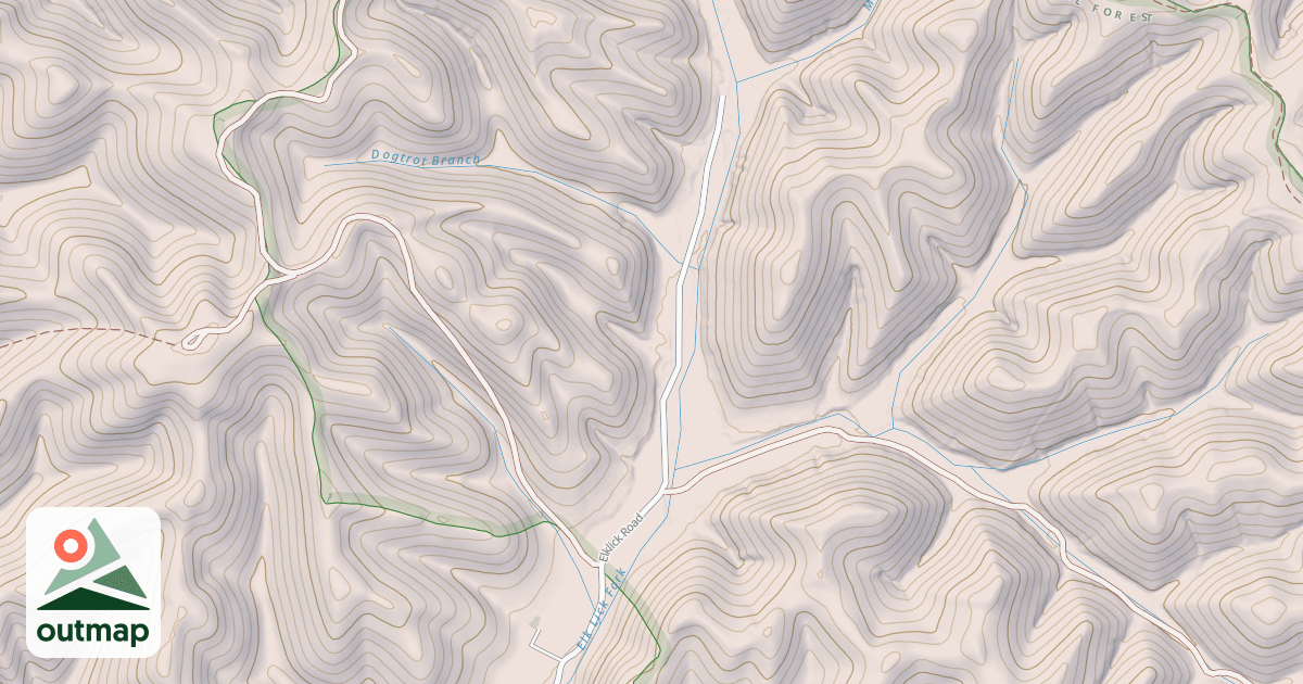 Map of ELK LICK