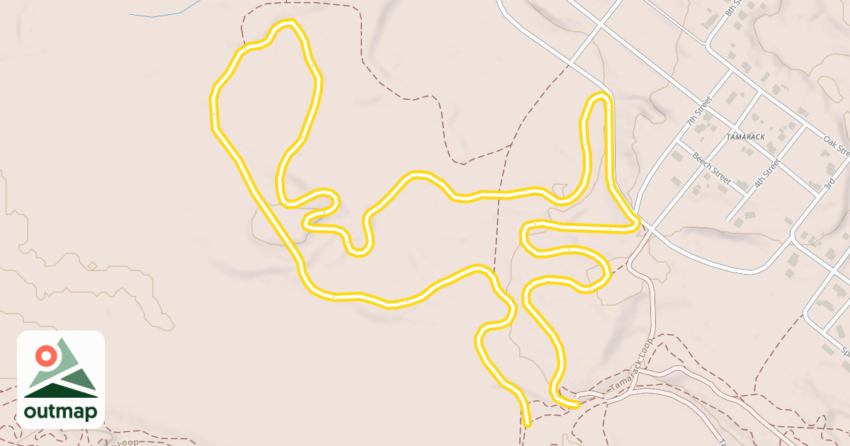 Map of Birch Loop