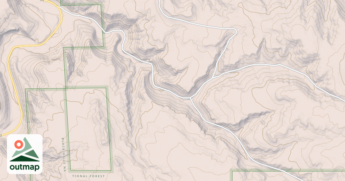 Map of SAND CREEK BR 3A