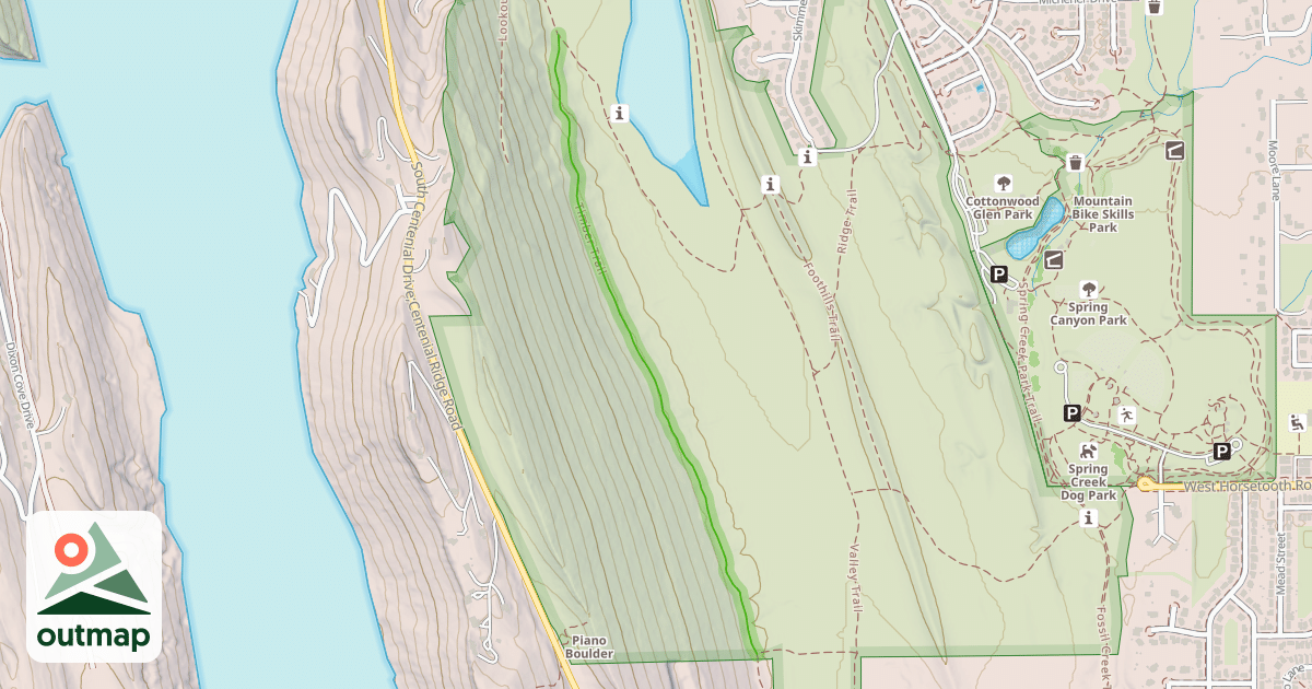 Map of Timber Trail