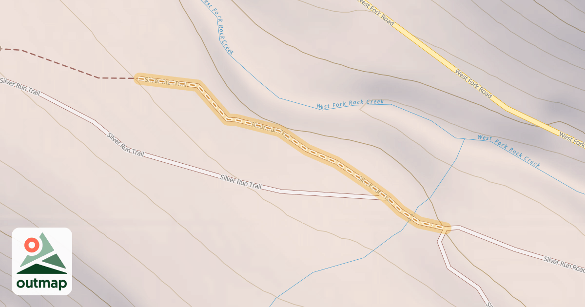 Map of Silver Run Trail