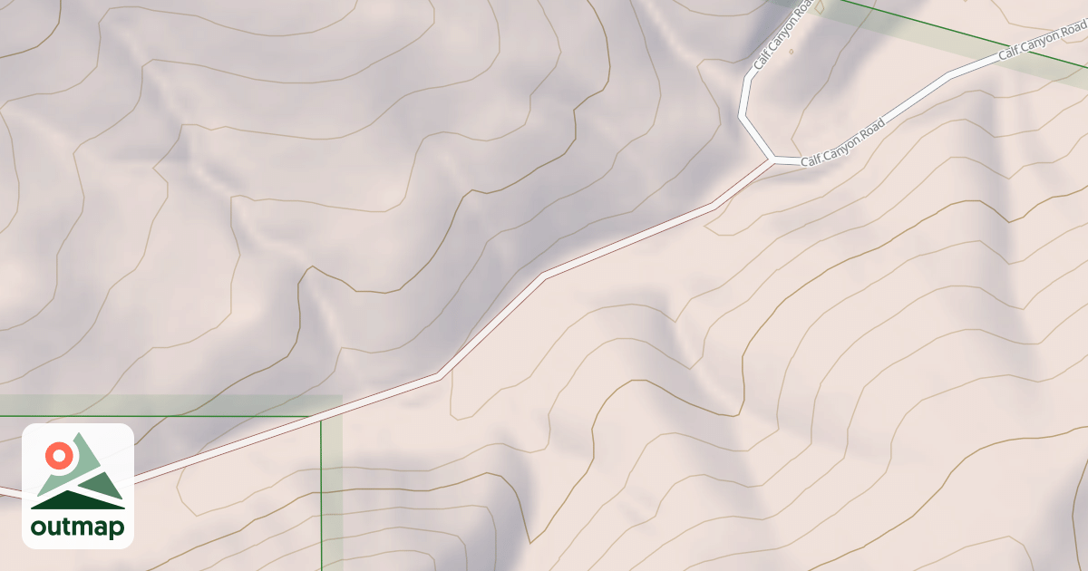 Map of CALF CANYON