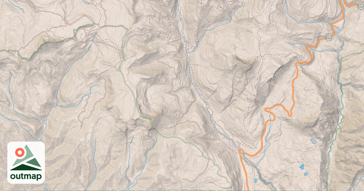 Map of CASCADE DIVIDE