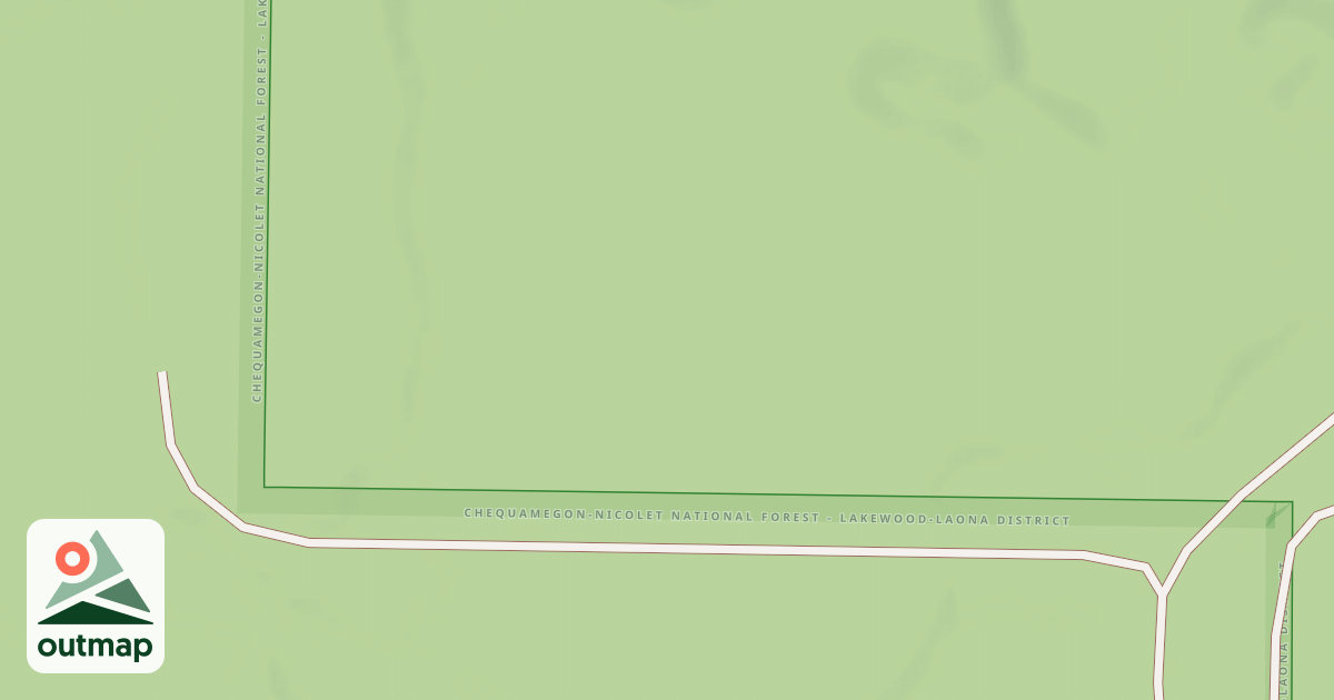 Map of CAVE LAKE ROAD SPUR ROAD