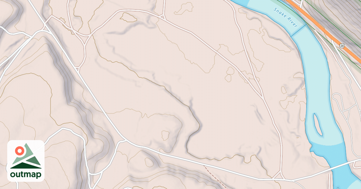 Map of GRAVEL FLATS