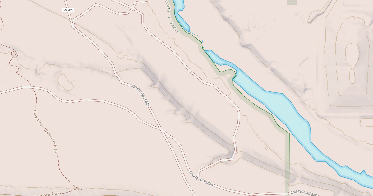 Map preview of JUNIPER LINK SPUR BA