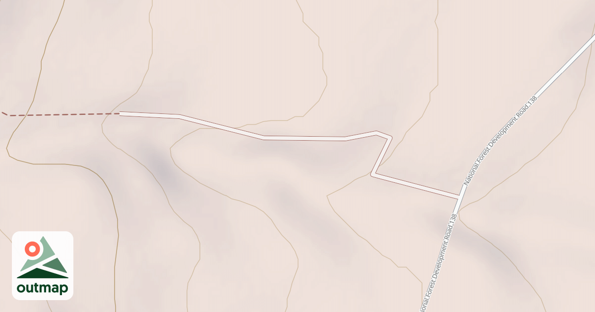 Map of BELLAS CANYON