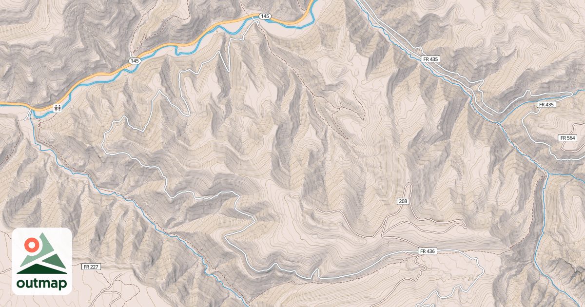 Map of HILLSIDE DRIVE