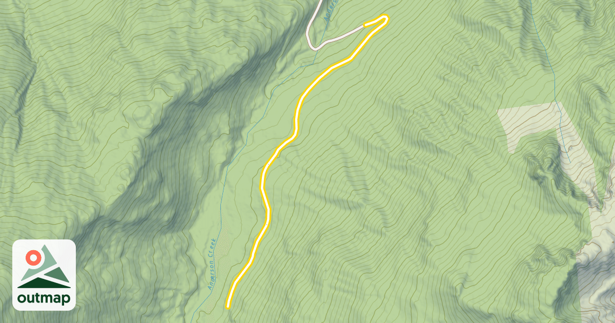Map of Forest Road 3071