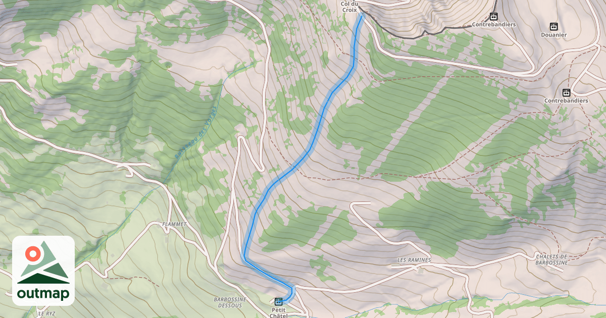Map of L'Épervier