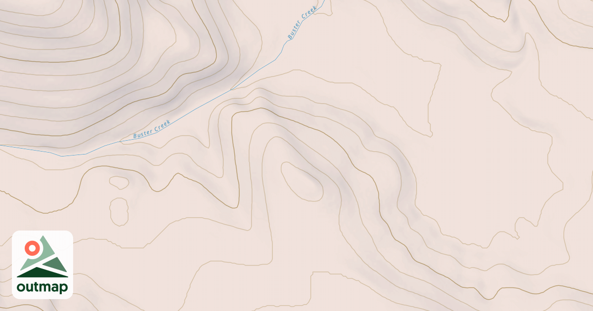 Map of Desert Trail  (Unmarked)